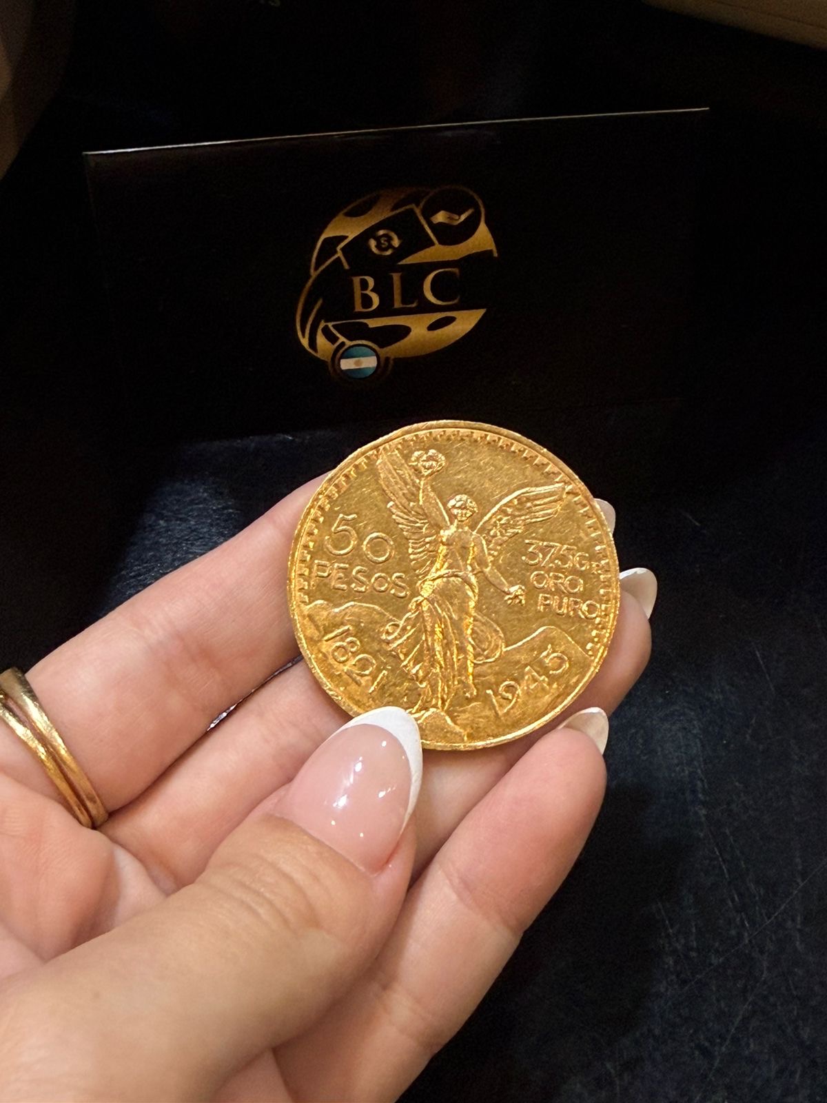 Moneda de oro 50 pesos